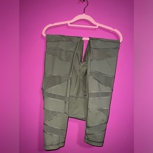 Victoria Sport green mesh cut out work out leggings